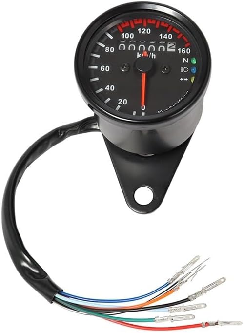 Meter Odometer Application：Motorcycle Instrument Odometer Universal Motorcycle Odometer Speedometer Gauge For Bobber For Chopper Cafe