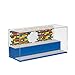 Room Copenhagen, Lego Play and Display Case - Includes Baseplates and Backdrop - Iconic Blue