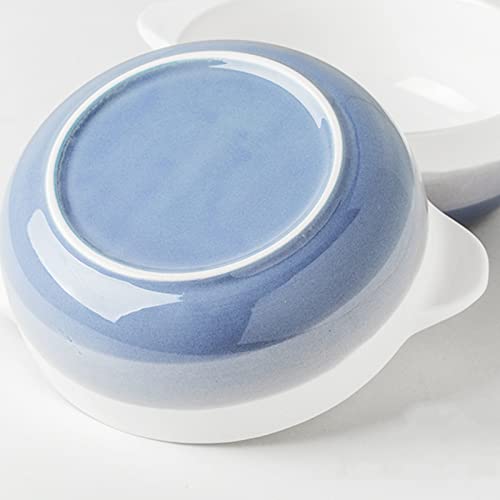 Qeeadeea Tigela De Sopa Extra Grande De Cerâmica, Tigela De Salada De Macarrão Tigela De Servir Gran