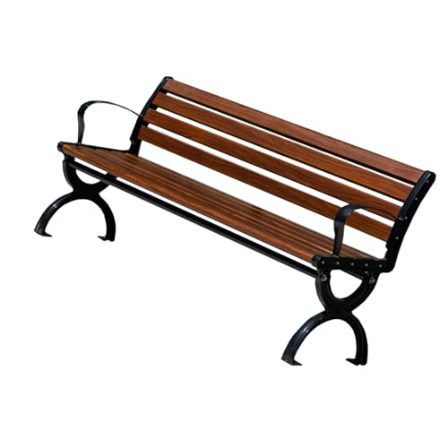 Doppelsitzbank aus Zinklegierung, rostfrei, 150 cm lang, für...