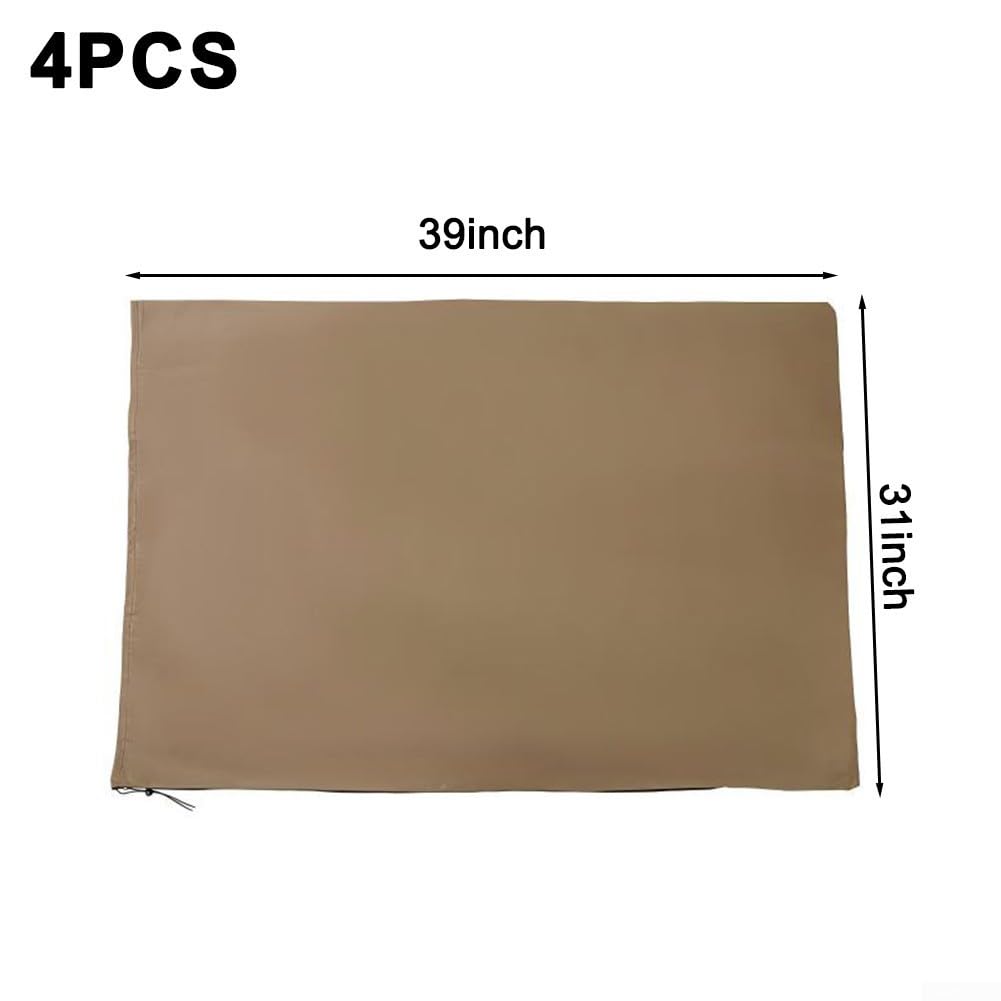 Copertura antigelo per piante, confezione da 4, grande, riutilizzabile, in tessuto non tessuto, 80 x 99 cm, per piante da giardino