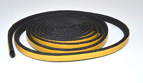 Kamindichtung/Smoker selbstklebend 3 m Ø 6mm Hohldichtung Scheibendichtung Cover