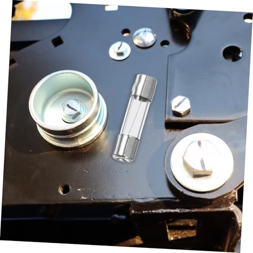 Set práctico de 100 fusibles de tubo de vidrio con portafusibles de alta tensión para circuito con diseño transparente para monitoreo fácil miniatura 5