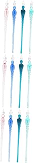Operitacx 12 Pçs Caneta De Mergulho De Vidro Canetas De Vitrais Coloridas Canetas Coloridas Tinta Para Canetas-Tinteiro Canetas De Arte Canetas De Imersão De Tinta Caneta De Vidro De