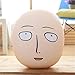 Anime One Punch-Man Peluche Saitama Version colère Coussin Décoration Jouet en peluche Cadeau pour les fans d'Anime
