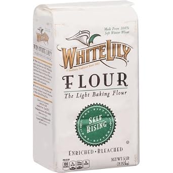 White Lily Self Rising Flour, Bleached, 5 lbs 2 Pack