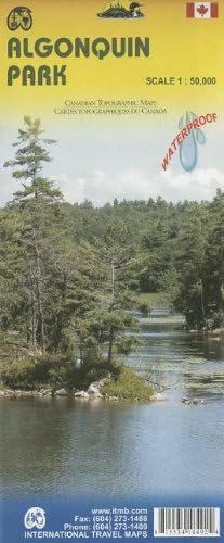 Algonquin Provincial Park (Ontario) 1:50k/1:250k Map – Folded Map, July 21, 2009