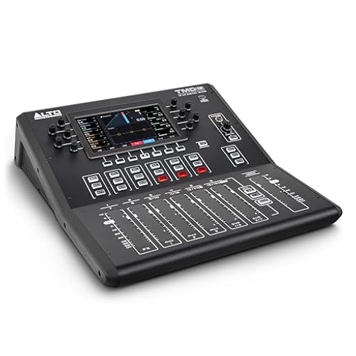 ALTO TMD16 - mezclador digital de 16 canales con Bluetooth y display de 7 pulgadas, faders táctiles, EQ y FX, control por app, para mezclar el sonido en directo en pequeños recintos | Ya disponible en tu tienda friki favorita! En mundofriki.es!