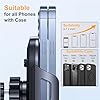 Mobitel Car Phone Holder, Universal Car Mobile Holder, 360° Adjustable Rotating Holder for Dashboard and Windshield, Fits iPhone/Samsung/All 4.0 to 7.0 inches Smartphones | Easy Button Release - Image 7