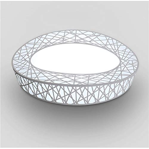 Lampe ronde moderne LED plafonnier nid pour ambiance séjour chaleureuse