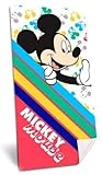 amazon toalla mickey mouse Toalla de diseño Kid Licensing Toalla de Playa Poliester Mickey - Toallas