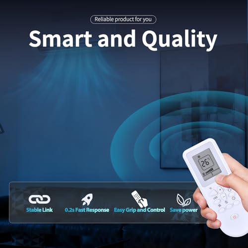 Télécommande climatiseur Black+Decker BPACT10WT pour ajuster l'air de votre salon