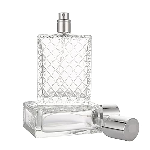 Jxcmeng Refillable Square Glass Perfume Spray Bottles #TOP30
