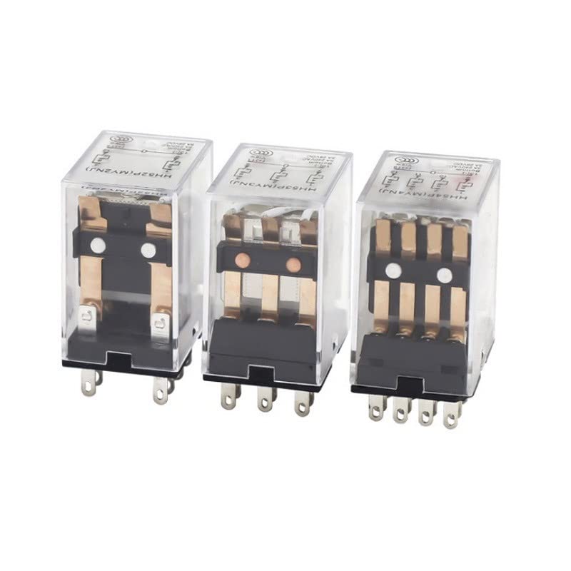 Commutateur de relais miniature HH53P avec témoin LED pour commande de tension