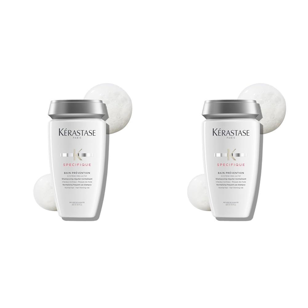 Kérastase Spécifique, Champú Anticaída Normalizador, Para Hombre y Para Mujer, Bain Prévention, 250 ml