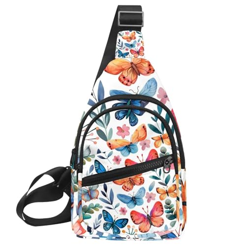 Sac banane avec sangle réglable papillon pour course à pied et sport