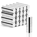 200 Pezzi Magneti Neodimio, 6mm X 2mm Calamite Piccole Calamite Frigorifero, Mini Calamita Rotondo Calamite Potenti, Calamite per Lavagna Magnetica, Frigo, Decorazioni, Artigianato