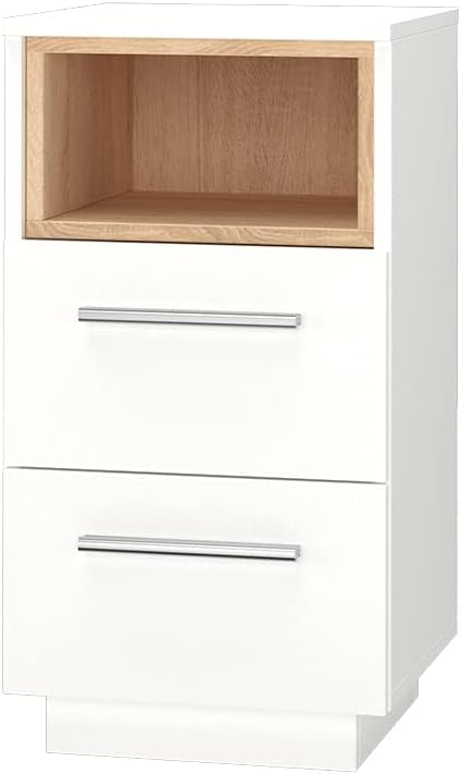 Vicco Boxspring nachtkastje - Set van 2 Zwart hooggl
