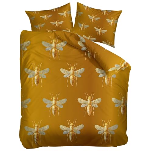 Housse de couette 140x200 abeille lit enfant microfibre douce - 8