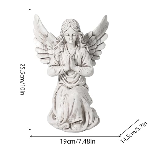 Statue d'ange en résine pour bénédictions extérieures et cour - 3