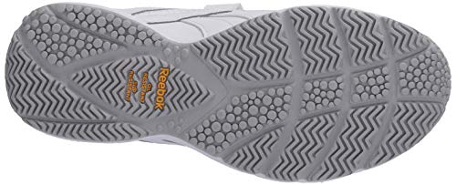 Reebok Women Work N Cushion 4.107 Walking Shoe, White/Cold Grey/White, 8.5 #TOP3