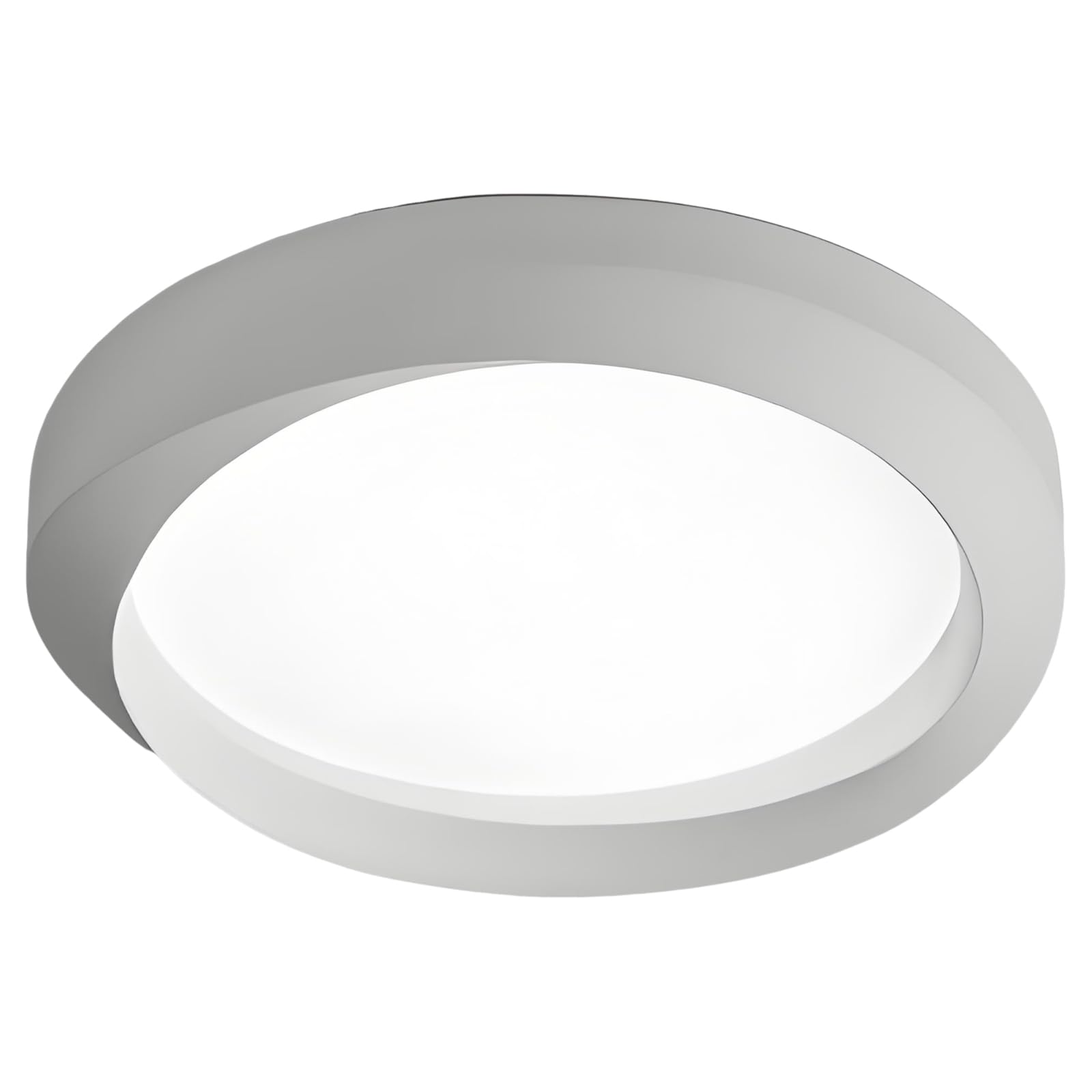 YNVIOZM Mid-Century Flush Mount LED Ceiling Light Vintage Minimalism Round Low-Profile Ceiling Lamp 3-in-1 Color Temperature Modern Lighting Fixtures for Bedroom Living Room Laundry Room Hallway