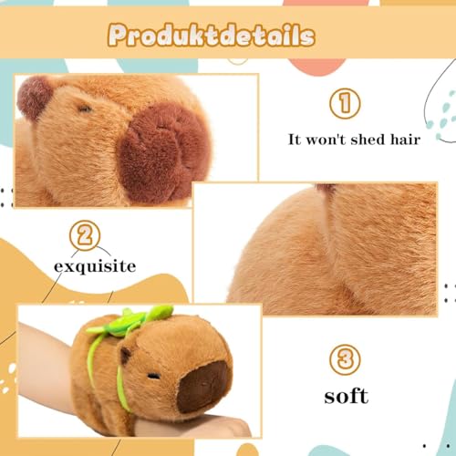 Image of Capybara Plush Toy, 15cm Cute Capybara Gifts for Girls and Boys, Soft and Fluffy Capybara Stuffed Animal, Perfect for Birthday Gifts, Classroom Prizes, and Home Decor