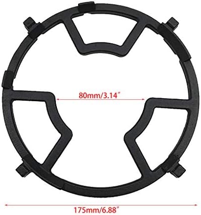 hetuioiyster Cast Iron Wok Pan Support Rack Stand for Burner Gas Stove Hobs Cooker Home Kitch cast iron wok rack