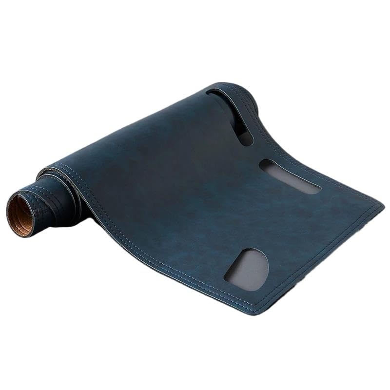 Coussin en cuir rétro bleu de protection pour tableau de bord Audi A7 S7 RS7 2010-2017
