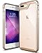 Caseology [Skyfall Series] Case for iPhone 8 Plus - Slim Design Clear Transparent Protective Scratch Resistant Air Space Cushion Cover - (Gold)