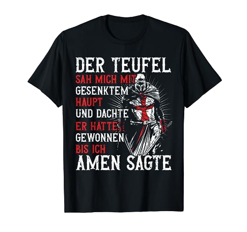 Herren Tank Top Deus Vult Tempelritter Kreuz - Distressed Kreuzritter Design