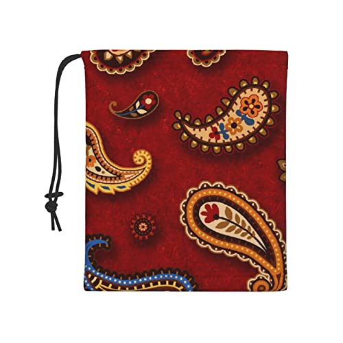 Sketvnhr Paisley Red Vintage Neck Gaiters For Men Women Winter Warmer Face Mask Magic Scarf Ski Bandana Balaclava Beanie Hats Knit Caps Gifts #TOP3