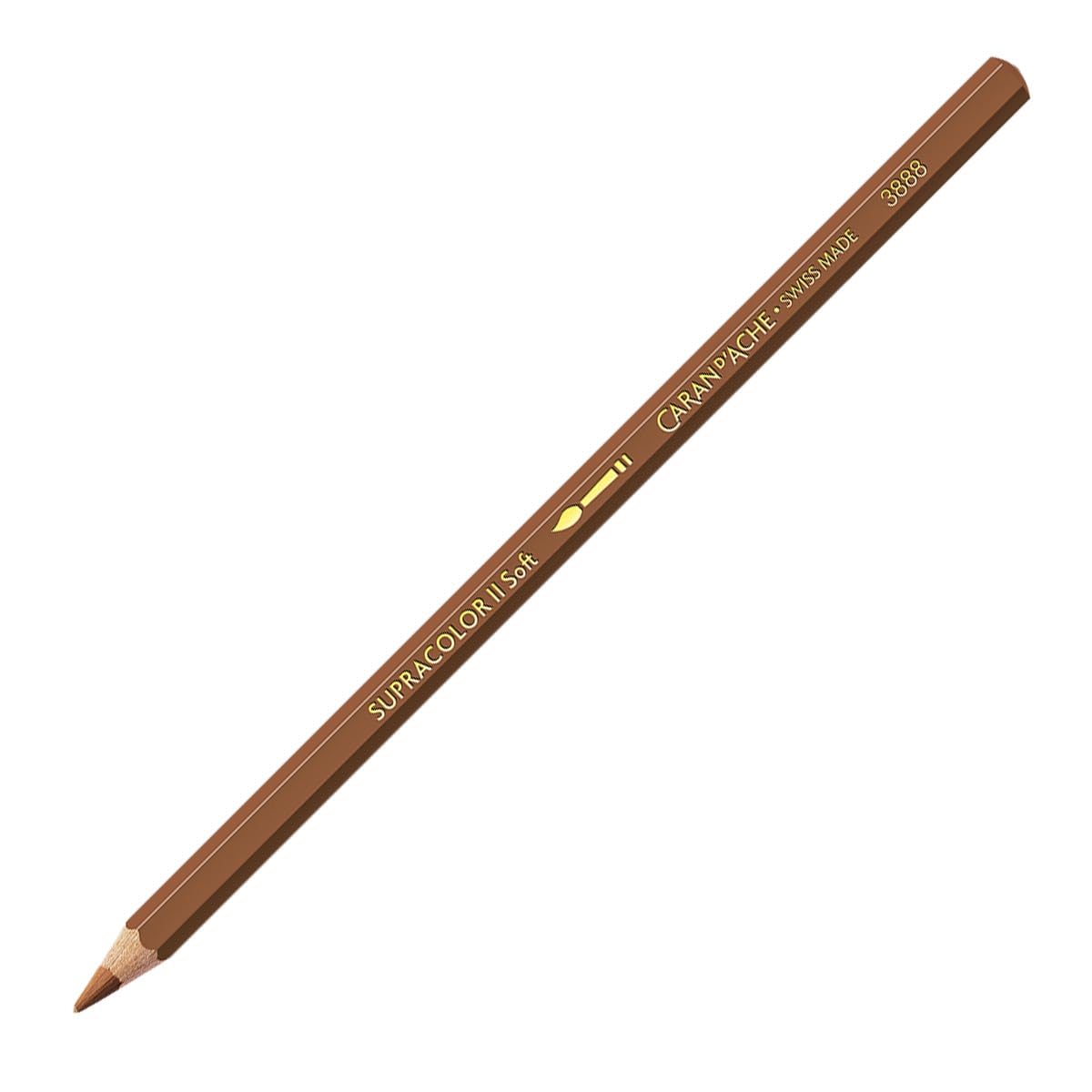 Caran D'ache Water Colour Supracolour Pencils - Assorted - Chestnut