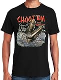 Shirt Patron Brand Swamp People Choot Em Alligator Hunting Mens T Shirt L Black
