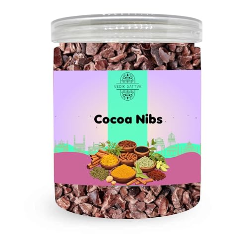 VEDIK SATTVA All Natural Cocoa Nibs 1 OZ / 28.34 GM | Set Of 1 Box
