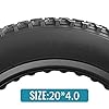 Hycline Ebike Fat Tire: 20x4.0 Inch Heavy Duty Folding Electric Fat Tires Replacement, High-Performance Wear-Resistant Mountain Bicycle Tires, All-Terrain Bike Tires for Street or Trail Riding #5