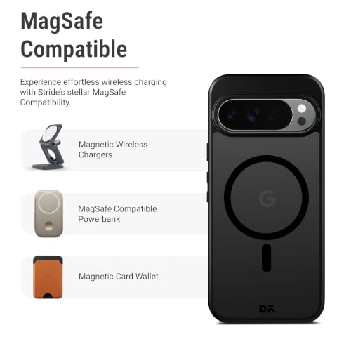 Image of DailyObjects Nimbus 2.0 Magnetic Phone Case Cover Compatible with Google Pixel 10 Pro | Wireless Charging Slim Back Cover | 2 Layer Edge Protection & Shockproof