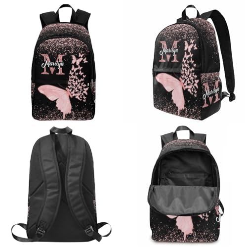 Personalized Kids Schoolbag Backpack and Lunch Bag Sets with Name Multi Color Customized Backpack for Girls Custom Toddler School Bag for Travel, Work and School4