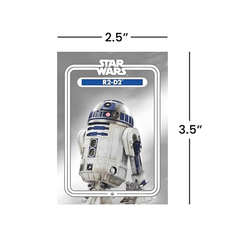 Magnet Star Wars R2-D2 plat format 2,5 x 3,5 pouces cadeau geek - 5