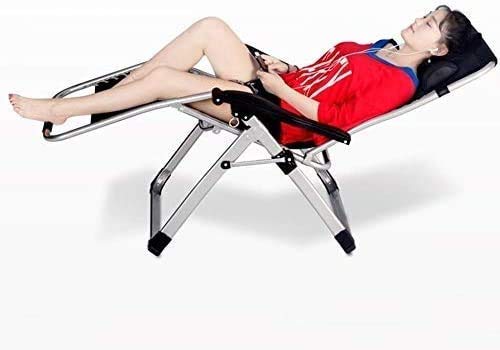 Bain de soleil pliant gris fauteuil relaxation extérieur - 3