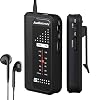 Audiocrazy UKW/FM/AM Radio Batteriebetrieben Kleines Radio mit In Ear Kopfhörer(Keine Lautsprecher), Tragbares Radio mit…