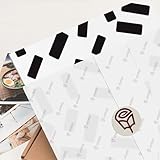 Vienrose Photo Album Self Adhesive Linen Cover Picture Album Scrapbook 20 Sheets 40 Pages 6 x 4 Photos Photobook Rectangle Geometric Pattern - Image 7