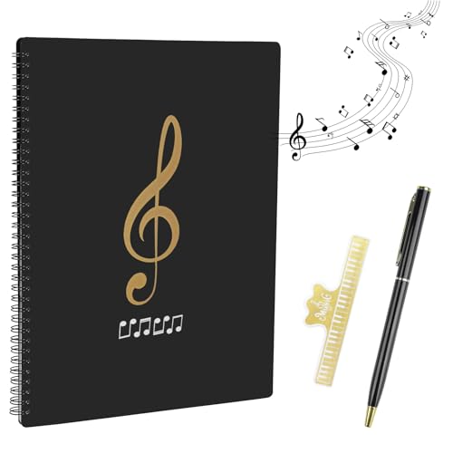 Cartella Per Spartiti Musicali, Formato A4, 40 Tasche G Kef, Borsa Per Riporre Documenti Di Archiviazione Per Canzoni, Per Musicisti E Musicisti