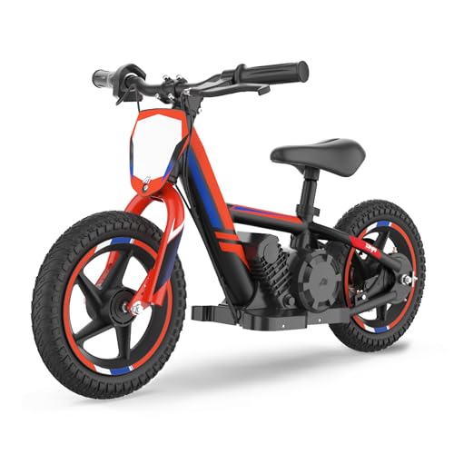 TUIBOKA Lightweight Electric Dirt Bike for Kids,170W Racing Motorcycle for