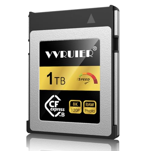 VVRUIER CFexpress Type B [J[h 1TB ^tdl ABe 8KrfIT|[g Z6/Z7/EOSR5/R6ȂǑ@Ή RpNgtbV (1TB)