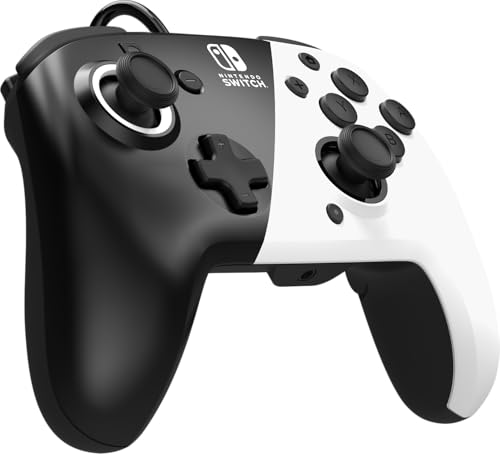 Mando Gaming PDP Faceoff Deluxe Audio Negro/Blanco Nintendo Switch - imagen 7