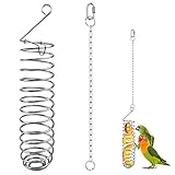 🦜Breite Anwendungen: Geeignet für sittiche, kanarienvögel, nymphensittiche, finken und andere vögel ähnlicher größe, auch geeignet für kaninchen, hühner, hamster usw., ausgestopfte spielzeugteile zum kauen, hacken und spielen.