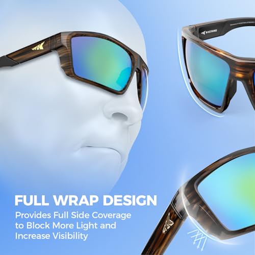 Image of KastKing Waccamaw Polarized Bifocal Sunglasses for Men Women, Wrap Design
