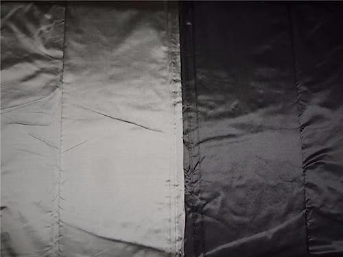 Soie Dutchess argent gris noir pour créations de mariage - 3
