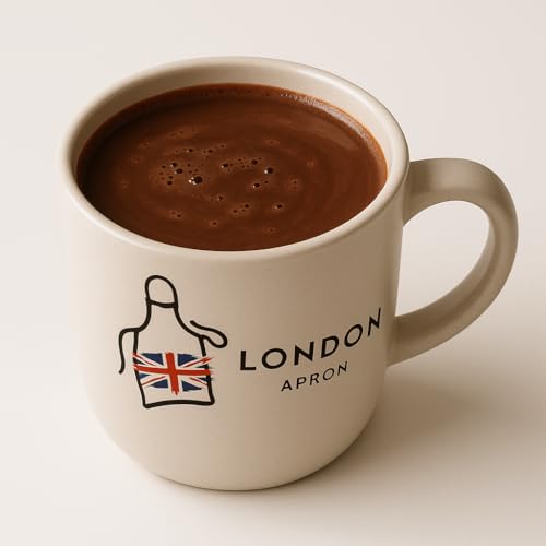 London Apron Keto Hot Chocolate Powder – Sugar Free, Low Carb & High Fibre – No Added Sugar Cacao Cocoa Drink – Vegan, Dairy Free & Low Calorie – 215 g (10 Servings) - Image 7